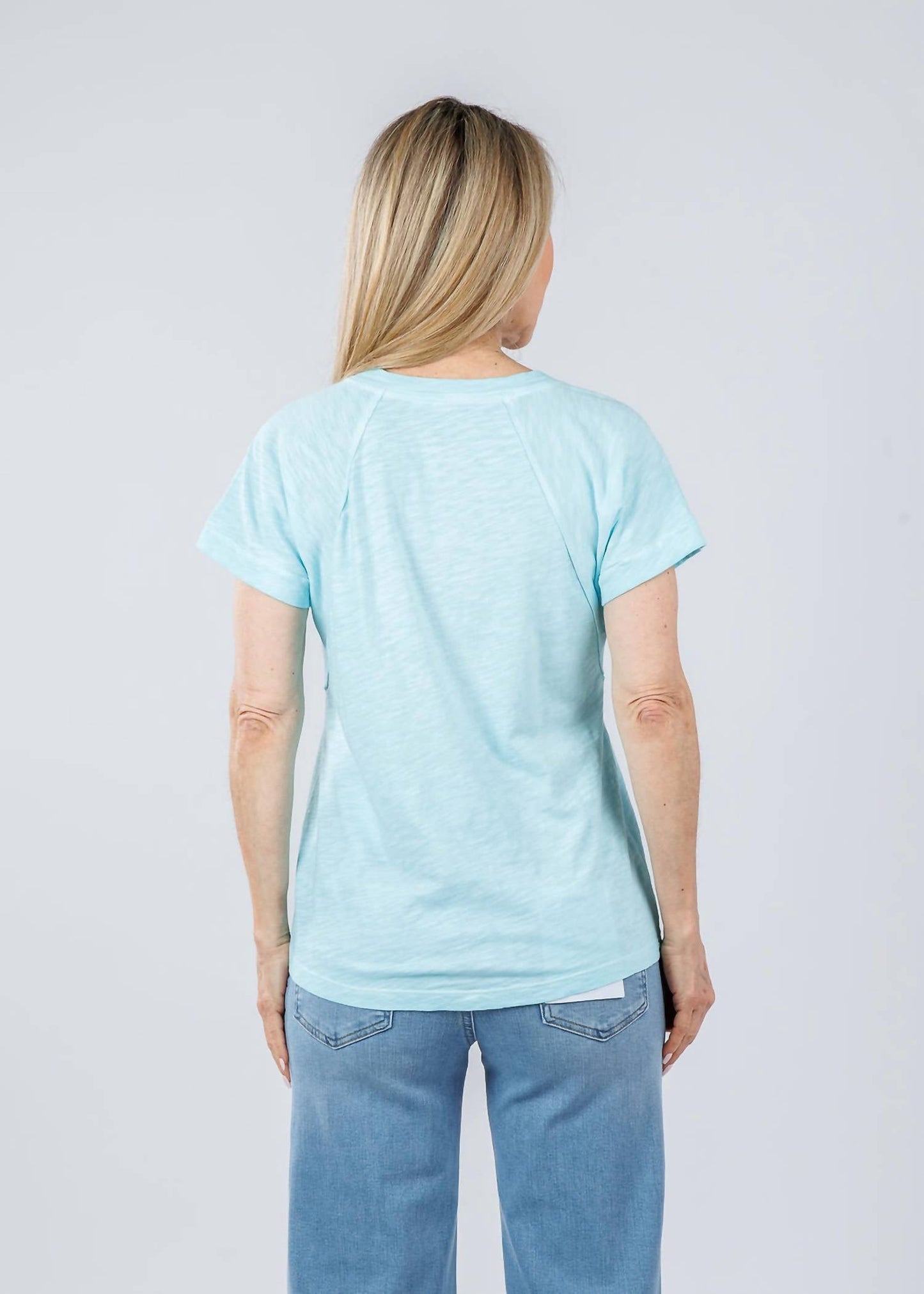 Elliott Lauren - Tina Raglan Short Sleeve V-neck Tee