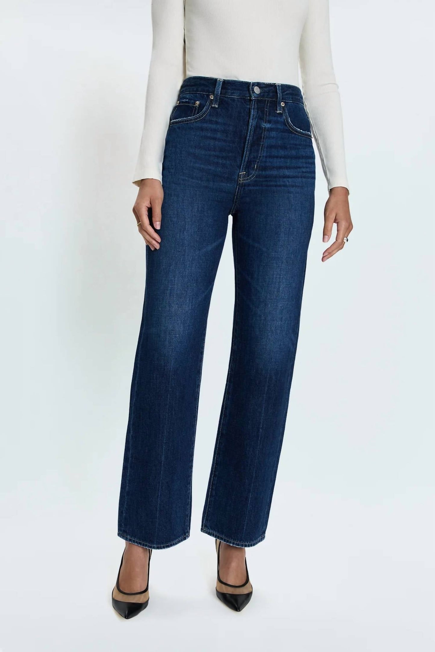 Pistola - Cassie Super High Rise Straight Jeans