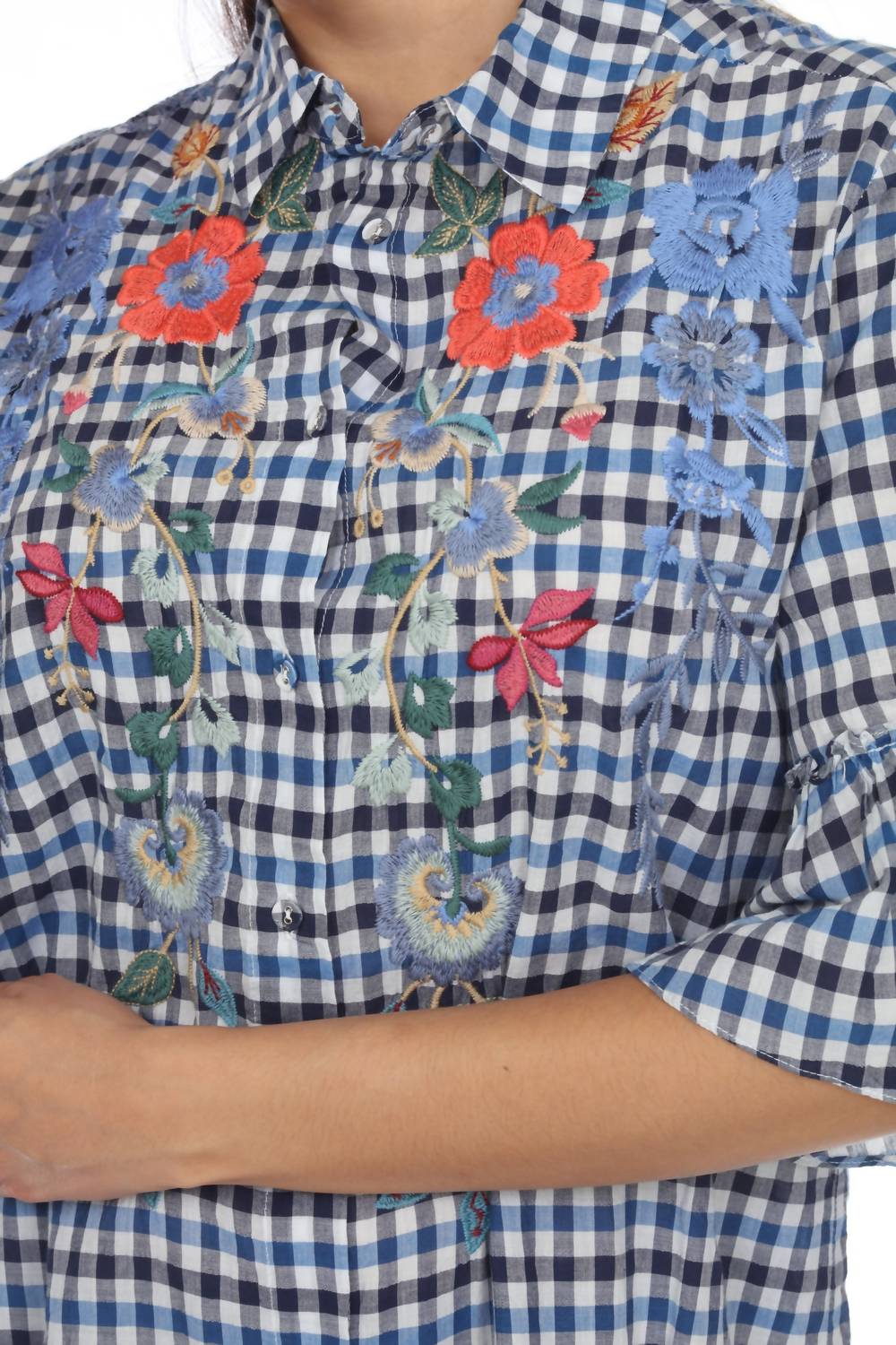 Johnny Was - Taryn Ruffle Sleeve Tunic Top