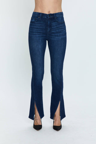 Pistola - Teagan High Rise Vented Slim Straight Jeans
