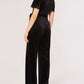 Apricot - Angel Velvet Wrap Jumpsuit