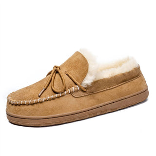 Spring Step Shoes - Women's Shearling And Suede Moccasin Slippers