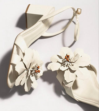 Arezzo - Women's Daisy Block Sandal