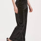 Another Love - Anahi Velvet Flare Leg Cropped Pants