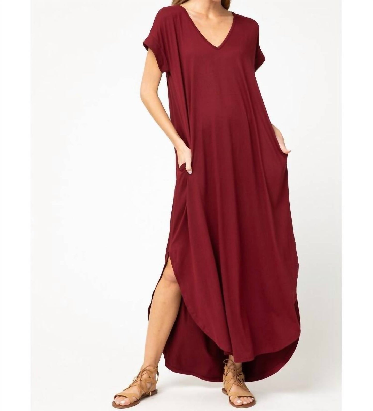 Entro - Curvy Exlusive Knit Maxi Dress