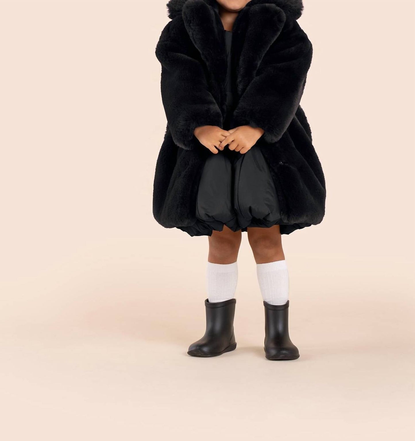 Omamimini - Kids' Faux Fur Coat