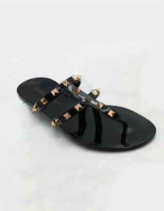 G Stylez - Women's Studded Flat Sandal