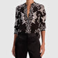 Alice + Olivia - Willa Printed Silk Top