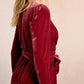 Molly Bracken - Velvet Wrap Mini Dress