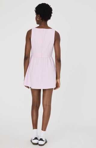 French Connection - Whisper Boat Neck Notch Mini Dress