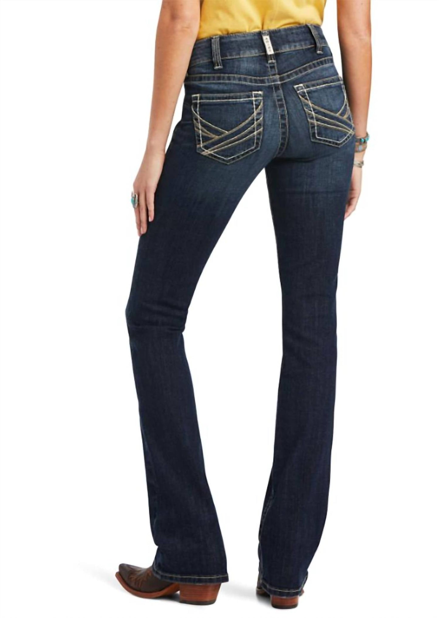 Ariat - Real Perfect Rise Missouri Lexi Boot Cut Jeans - Short
