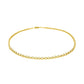 2.3mm 10k Yellow Gold Rolo Anklet