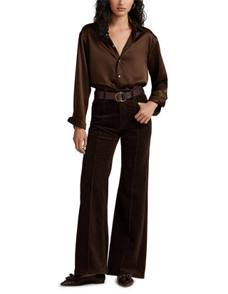 Polo Ralph Lauren - Relaxed Fit Silk Charmeuse Blouse