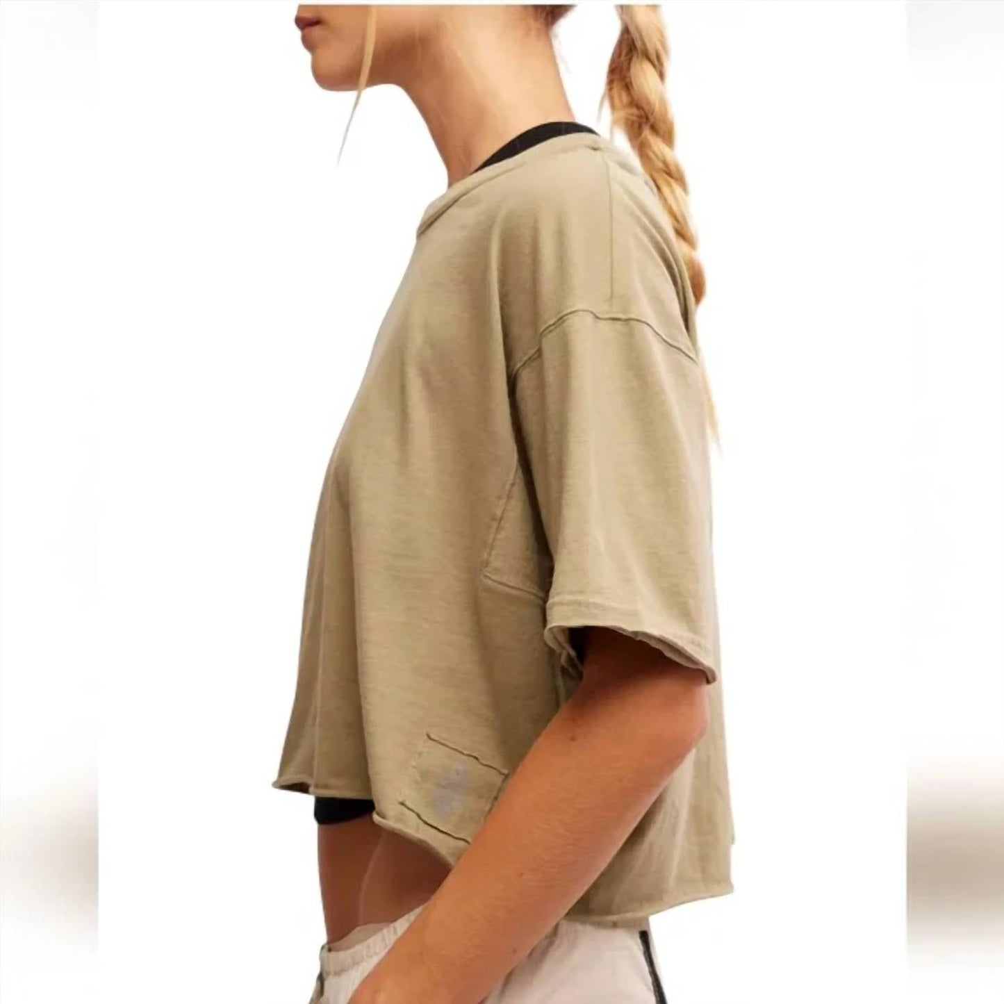 Free People - Inspire Logo Crewneck Tee