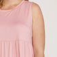 Entro - Ruffle Tiered Short Dress Plus