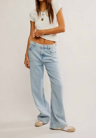 Free People - Stride Straight 'n Wide Jeans