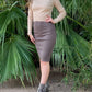 Be Cool - Ribbed Knit Sweater Skirt