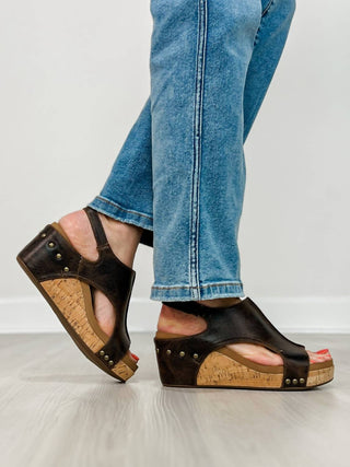 Corkys Footwear - Women's Carley Crinkle Wedges
