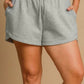 Trendsi - Women's Umgee Full Size Drawstring Sweatshorts With Pockets Plus Size