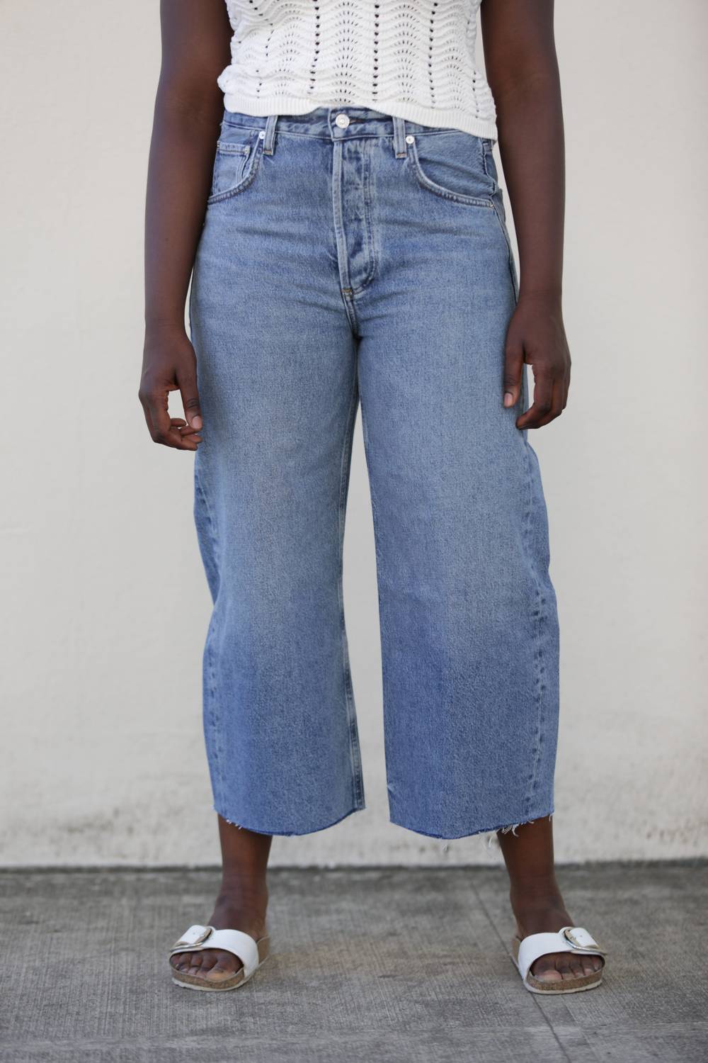 Citizens Of Humanity - Ayla Raw Hem Crop Jeans