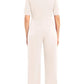 Donna Morgan - Short Sleeve Mock Neck Jumpsuit