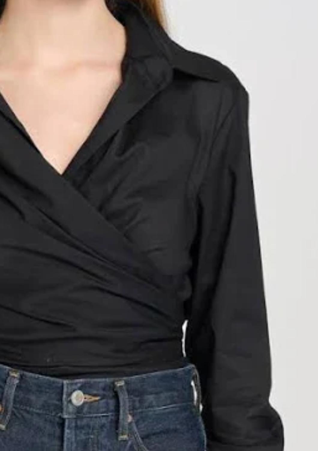 Wayf - Amelie Wrap Shirt