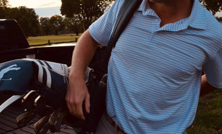 Cowboy Country Club - Men's Thin Stripe Golf Polo