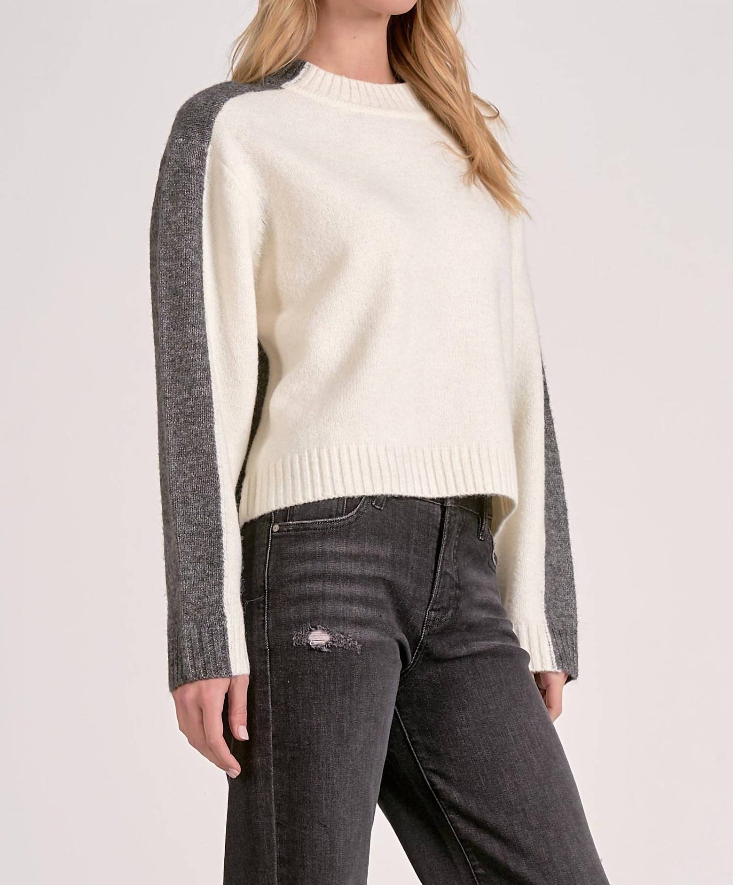 Elan - Vail Two Tone Color Block Sweater