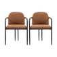 Modern Dining Chair Set With Durable Iron Frame And Comfortable Fabric Upholstery