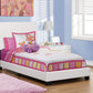 Bed, Upholstered, Transitional