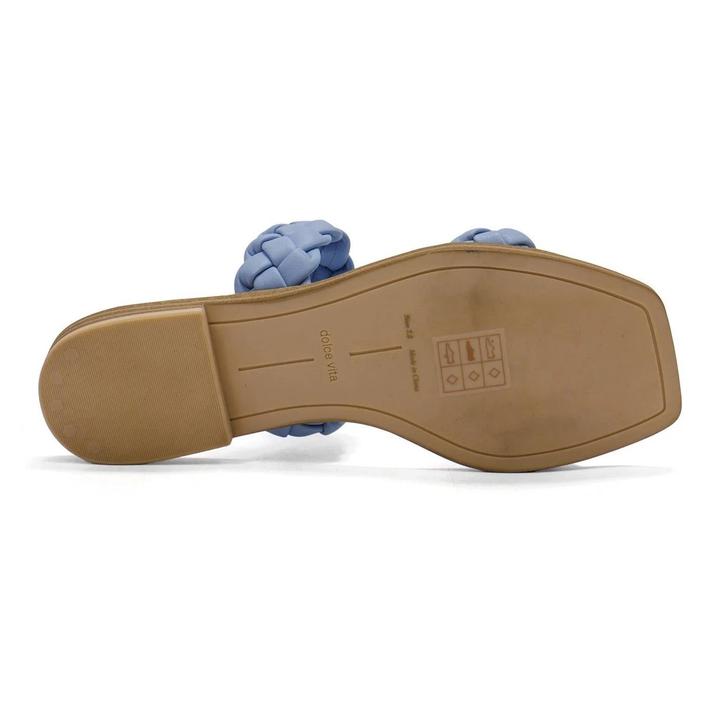 Dolce Vita - Women's Indy Faux Leather Braided Strap Flat Sandal