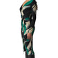 Joseph Ribkoff - Abstract Print Wrap Dress