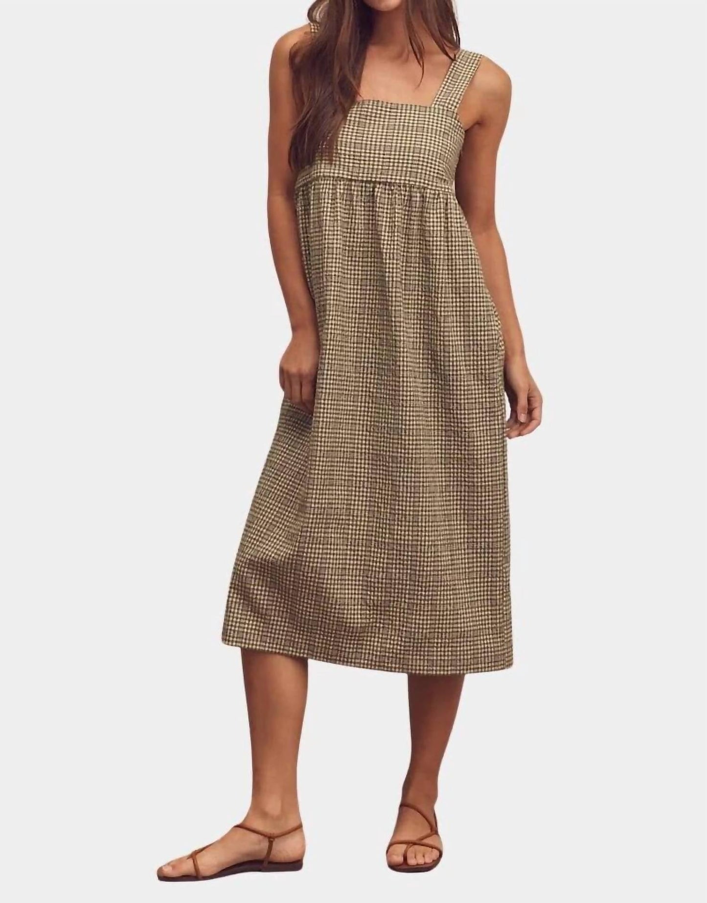 Amente - Back Tie Midi Dress