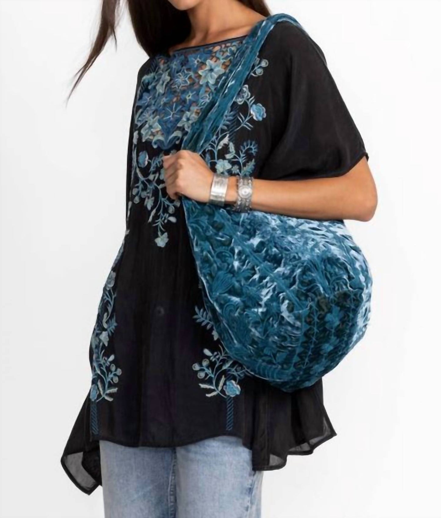 Johnny Was - VELVET SLOUCHY TOTE