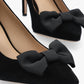 Ralph Lauren - Women's Lanette Bow-trim Suede Pumps Sandal