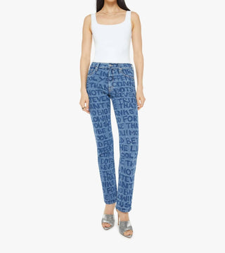 Mother - Smarty Pants Skimp Straight Jeans