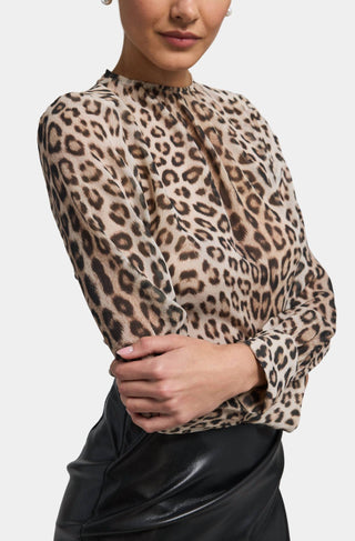 Generation Love - Violetta Leopard Chiffon Blouse