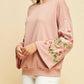 Entro - Floral Gardens Crewneck Long Sleeve Top