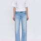 Pistola - Lexi Mid Rise Bowed Straight Jeans