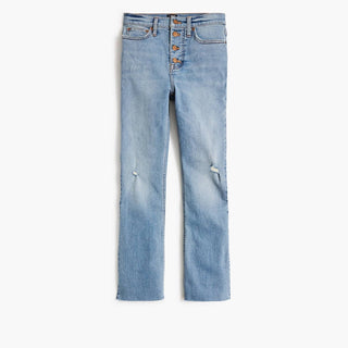 J.Crew - High-rise Flare Crop Jean In All-day Stretch