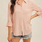 Hem & Thread - Callie Oversized Stripe Button Down Shirt