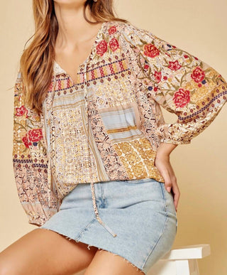 Andree By Unit - Embroidered Babydoll Top