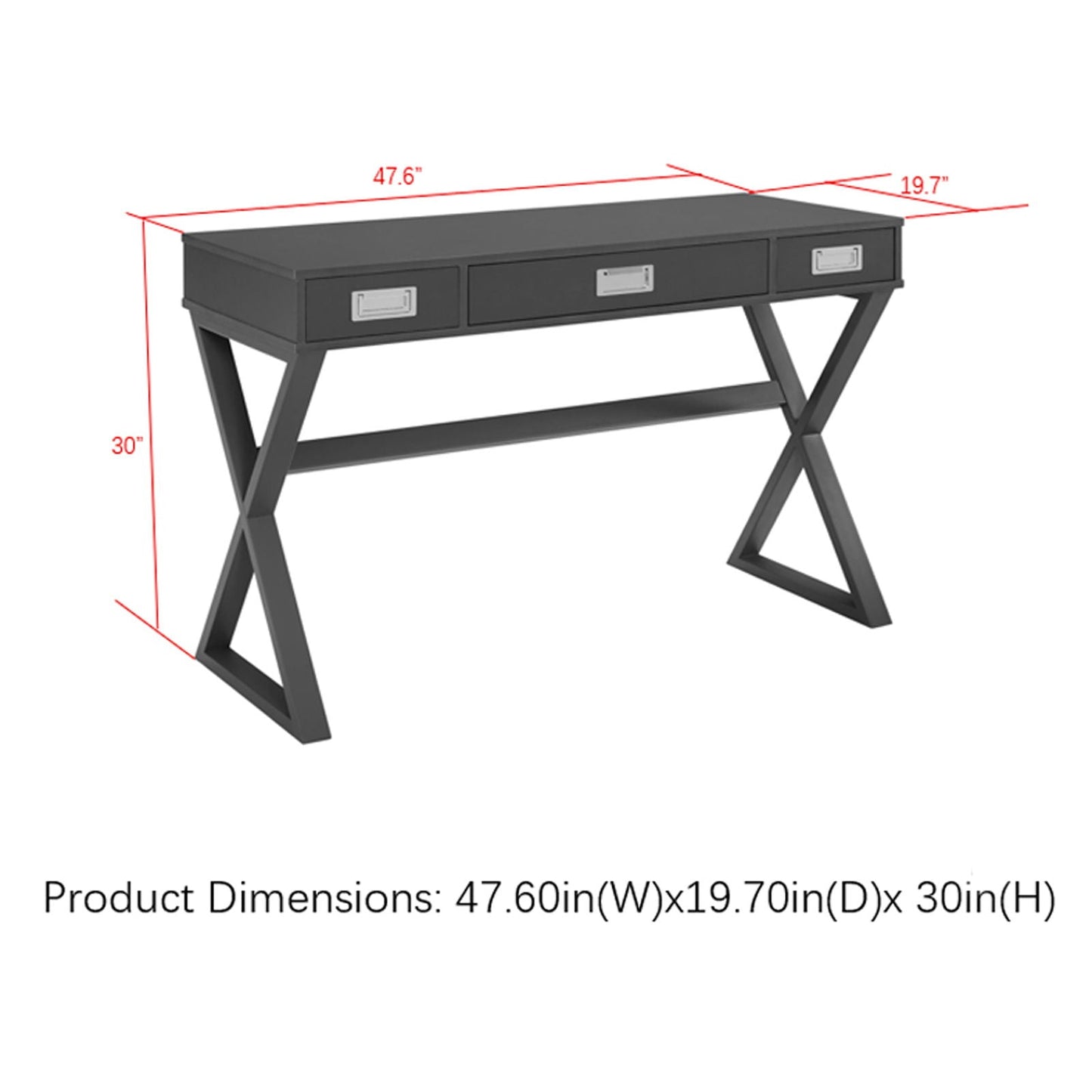 Crossmark - Campaign Desk - Dark Gray
