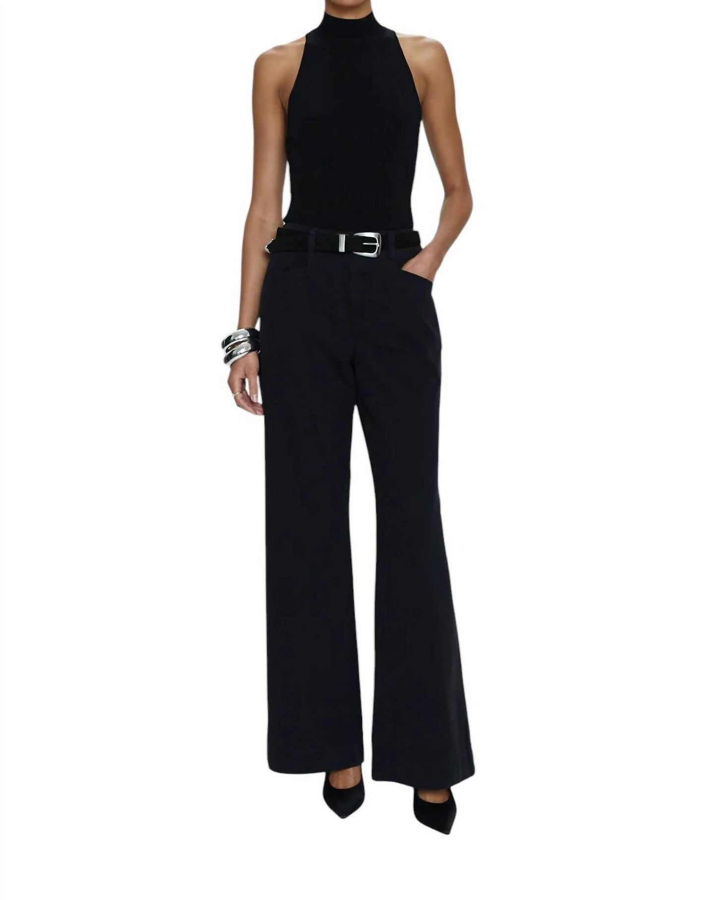 Pistola - Jasmine High Rise Wide Leg Trouser