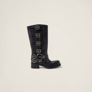 Miu Miu - Pre-loved Women Buckle-detail Boots