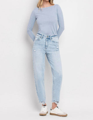 Flying Monkey - Super High Rise Barrel Leg Jeans