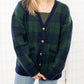 2.7 August Apparel - Winter Days Plaid Button Down Cardigan