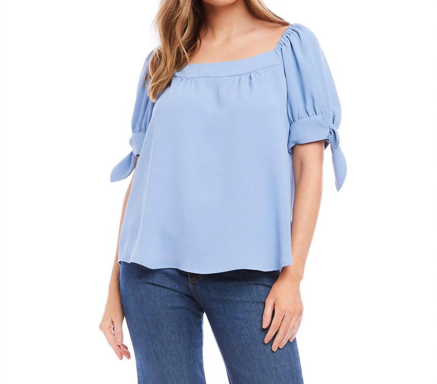 Karen Kane - Solid Square Neck Top