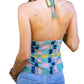 Eva Franco - Mod Plaid Halter Top