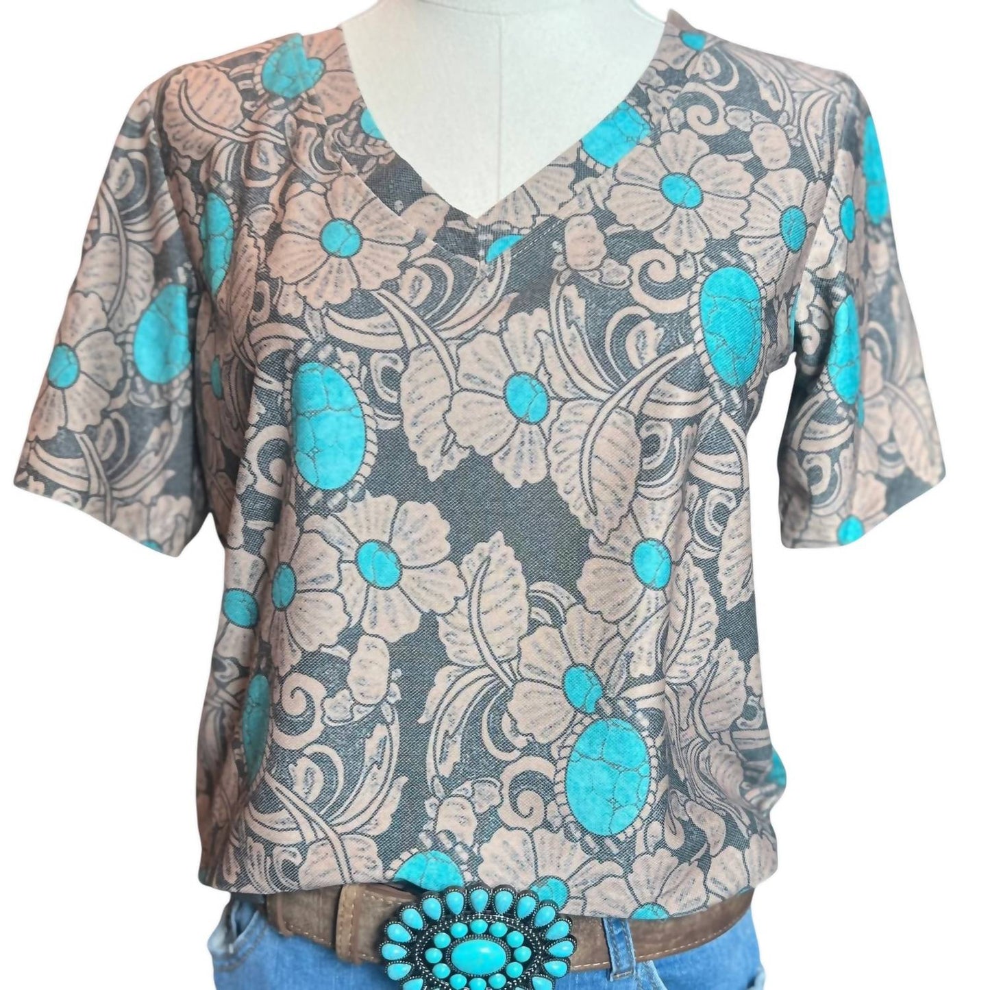 Sterling Kreek - Accent V-neck Tee